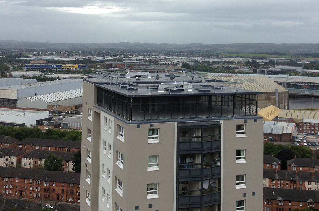 GHA Apartment Block Single Ply Roofing